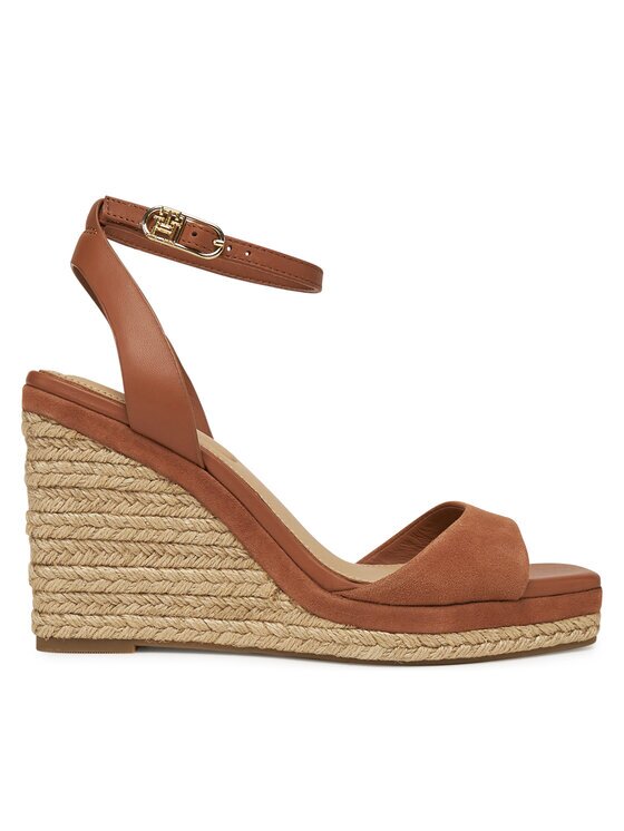 Tommy Hilfiger Espadrile Leather & Suede High Wedge Espad FW0FW08803