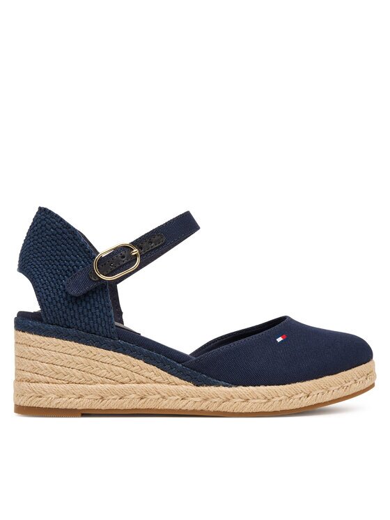 Tommy Hilfiger Espadrile Mid Wedge Espad Closed Toe FW0FW09233