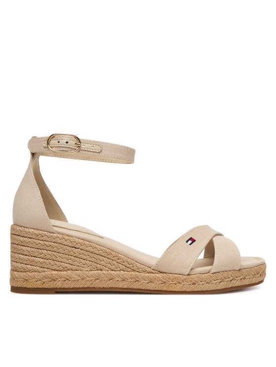 Tommy Hilfiger Espadrile Mid Wedge Espad X Cross FW0FW09332