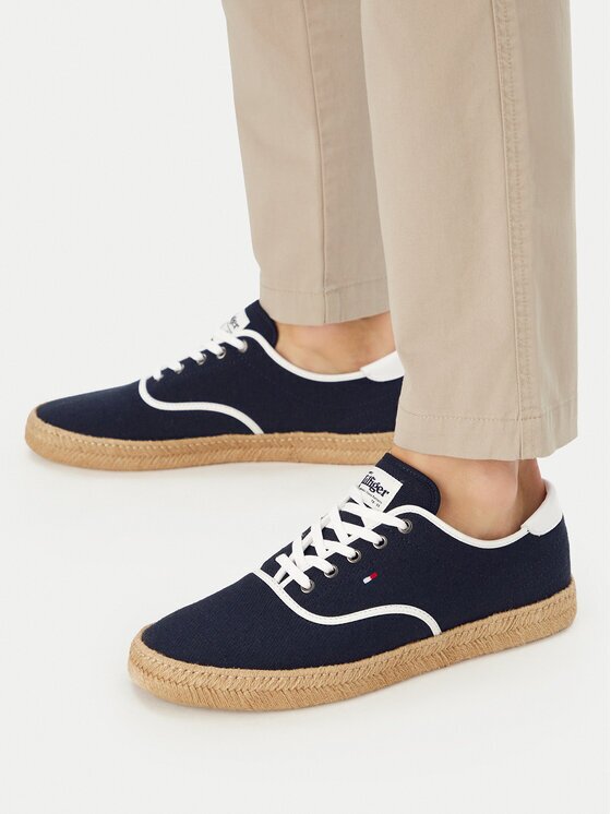 Tommy Hilfiger Espadrile Th Hi Vulc Core Jutte Canvas FM0FM05872