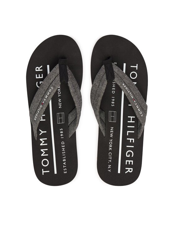 Tommy Hilfiger Flip flop Hilfiger Chambray Beach Sandal FM0FM05751