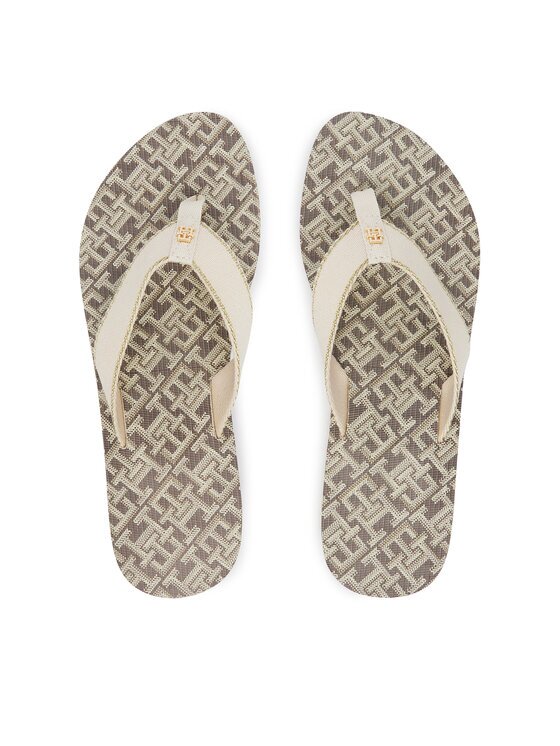Tommy Hilfiger Flip flop Monogram Mid Wedge Sandal FW0FW09419
