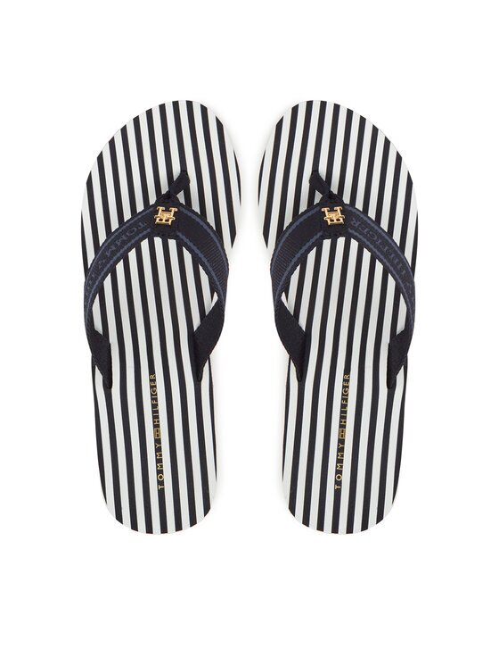 Tommy Hilfiger Flip flop Th Stripes Wedge Beach Sandal FW0FW08521