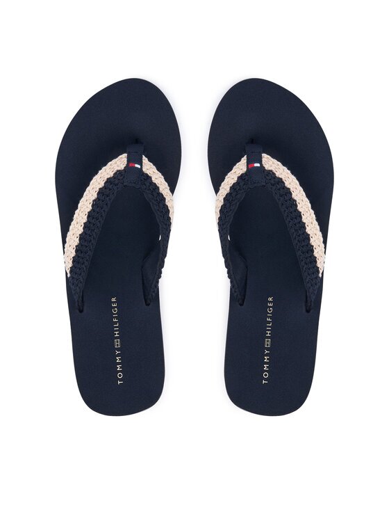Tommy Hilfiger Flip flop Th Wedge Crochet Summer Sandal FW0FW09420