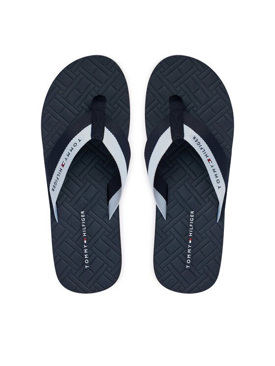 Tommy Hilfiger Flip flop Webbing Strap Flag Embossed FM0FM05807