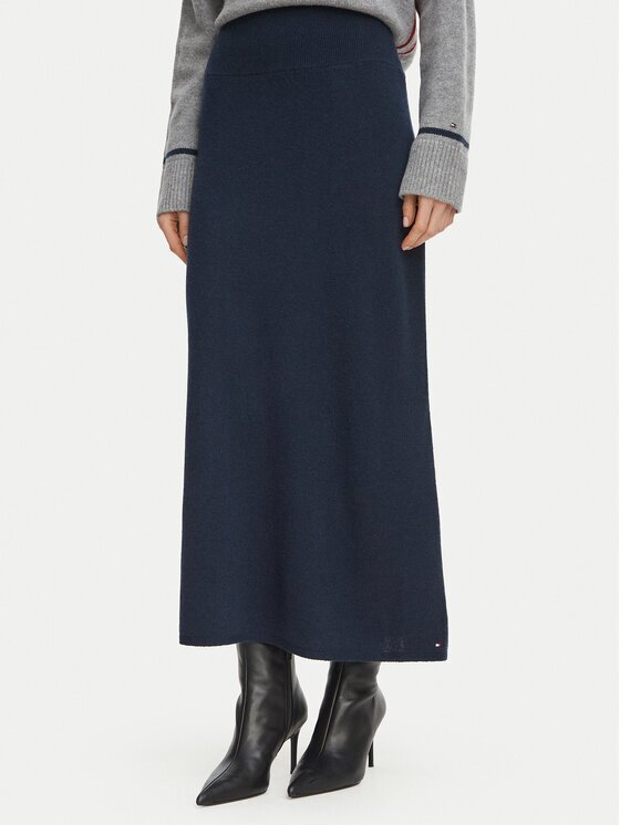 Tommy Hilfiger Fustă trapez WW0WW51969 A-Line Fit
