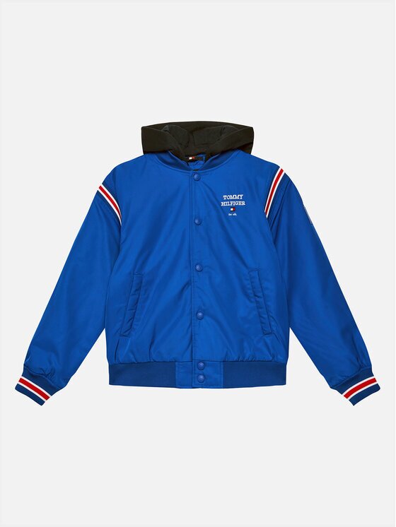 Tommy Hilfiger Geacă bomber Th Logo Bomber Jacket KB0KB08742 Regular Fit