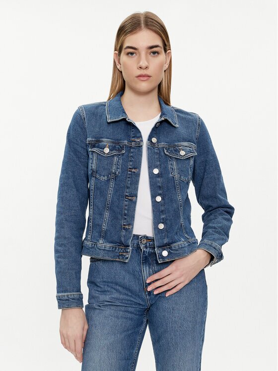 Tommy Hilfiger Geacă de blugi WW0WW41335 Slim Fit