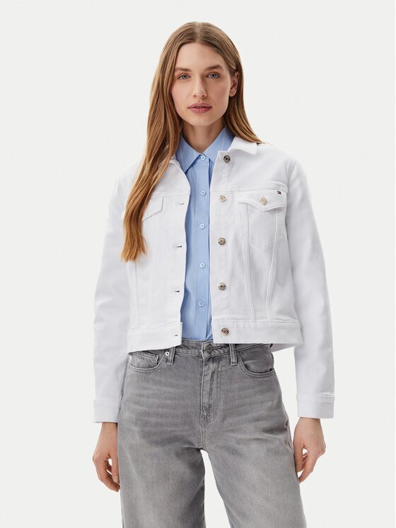 Tommy Hilfiger Geacă de blugi WW0WW44374 Regular Fit
