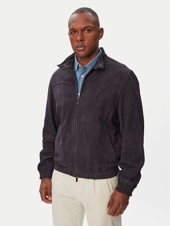Tommy Hilfiger Geacă de piele Dc Essential MW0MW42691 Regular Fit