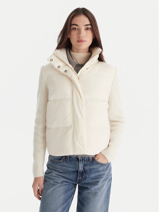 Tommy Hilfiger Geacă din puf Modern WW0WW45738 Écru Regular Fit