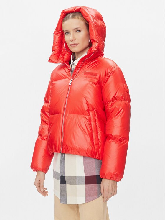 Tommy Hilfiger Geacă din puf New York Gloss WW0WW40836 Relaxed Fit