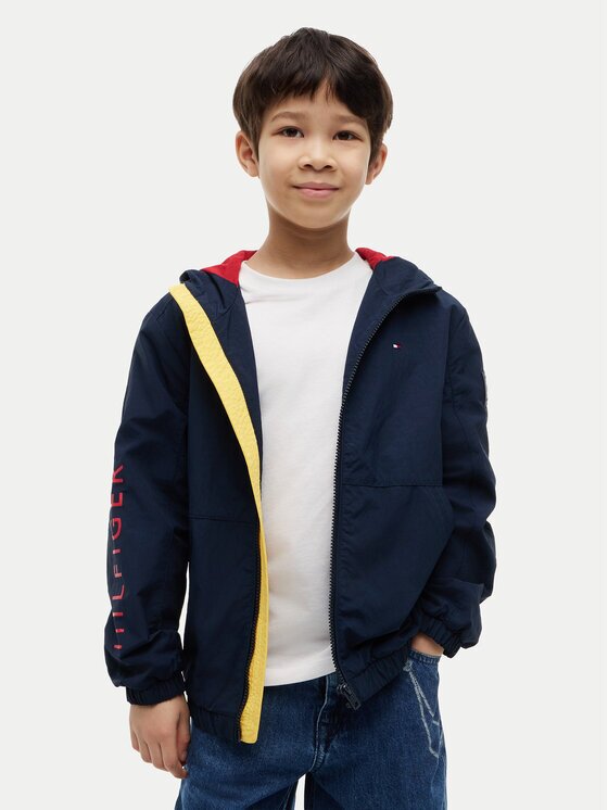 Tommy Hilfiger Geacă Windbreaker Graphic KB0KB10587 Regular Fit