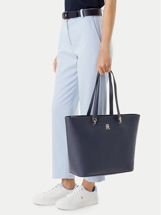 Tommy Hilfiger Geantă Emblem Shopper AW0AW15178
