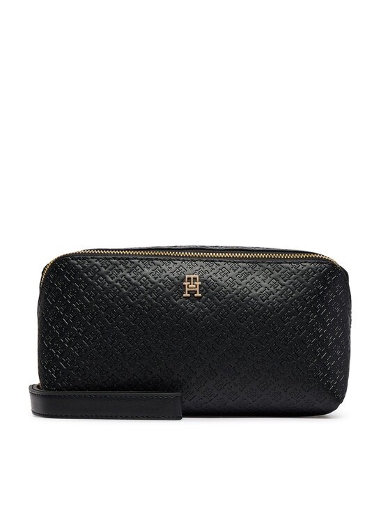 Tommy Hilfiger Geantă pentru cosmetice Th Icon Double Washbag Mono AW0AW18930