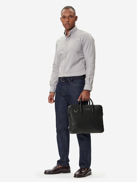 Tommy Hilfiger Geantă pentru laptop Th Business Leather Computer Bag AM0AM13642