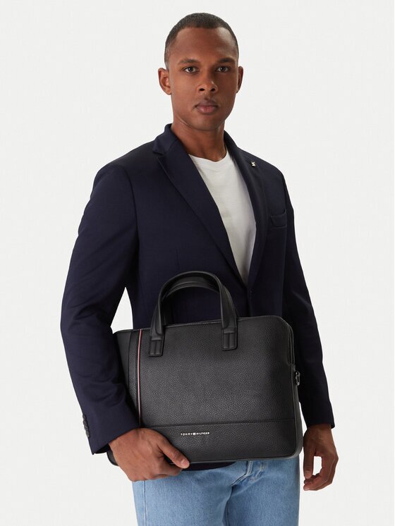 Tommy Hilfiger Geantă pentru laptop Th Central Slim Computer Bag AM0AM13631