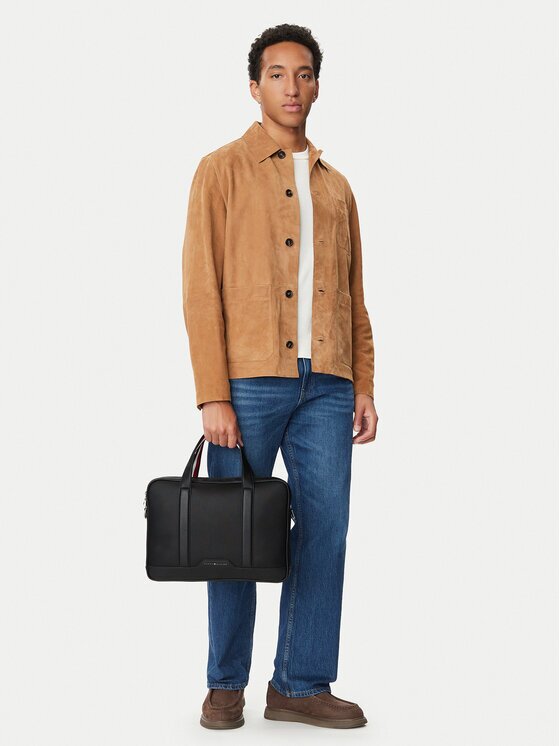 Tommy Hilfiger Geantă pentru laptop Th Textured Computer Bag AM0AM14726