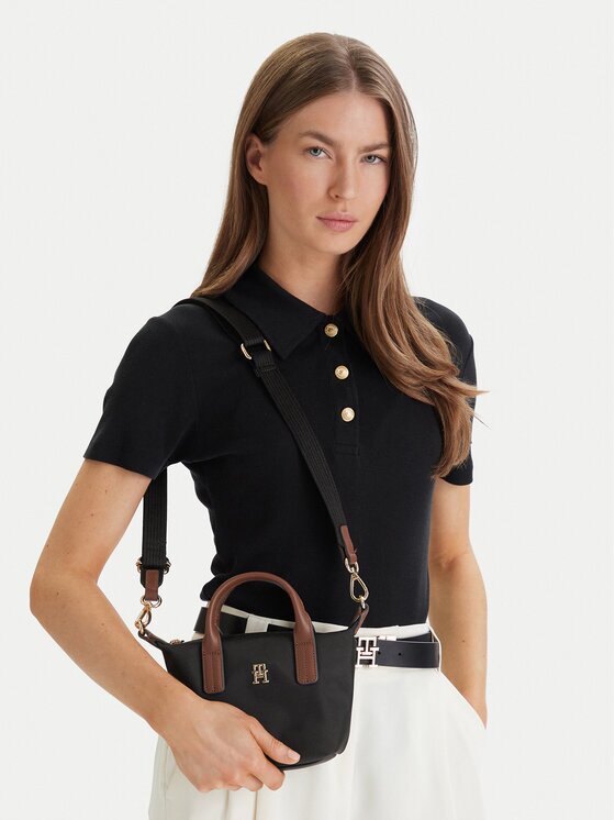 Tommy Hilfiger Geantă Popette Micro Tote AW0AW18368
