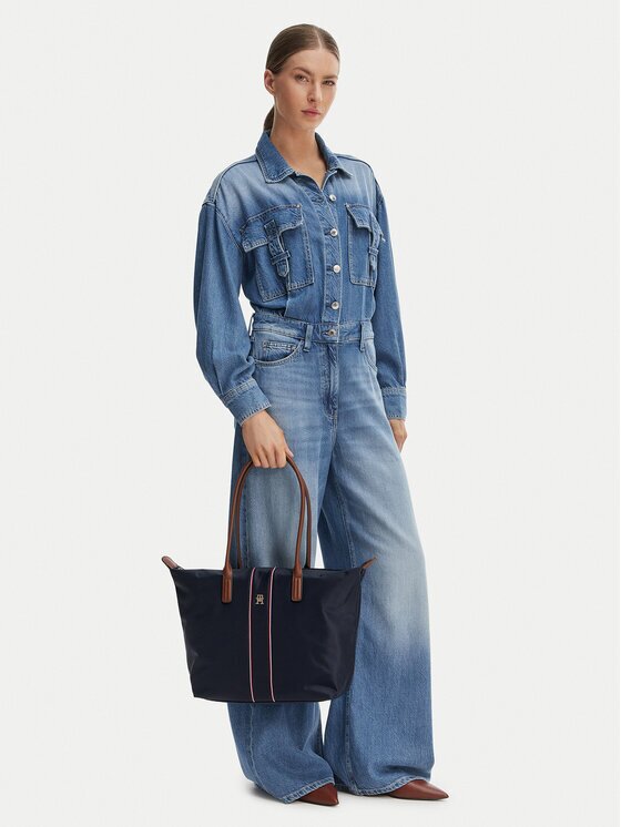 Tommy Hilfiger Geantă Popette Tote Corp AW0AW17706