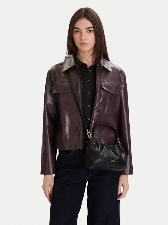 Tommy Hilfiger Geantă Soft Leather Mini Crossover AW0AW18306