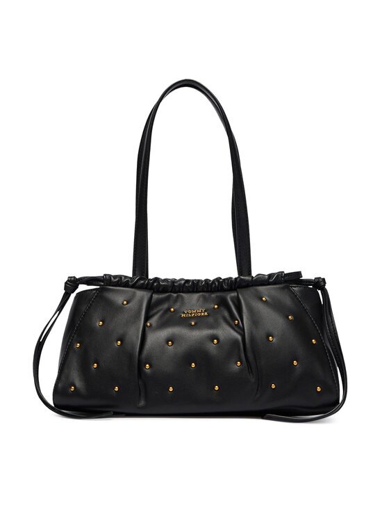 Tommy Hilfiger Geantă Soft Leather Shoulder Bag Studs AW0AW19338