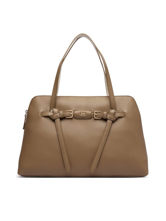 Tommy Hilfiger Geantă Th Buckle Tote AW0AW19032