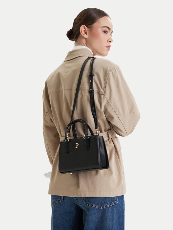 Tommy Hilfiger Geantă Th Daily Mini Tote Mono AW0AW18416