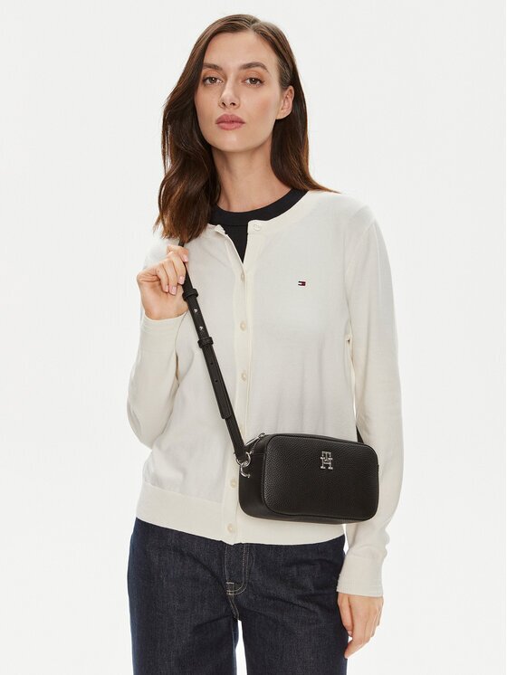 Tommy Hilfiger Geantă Th Emblem Camera Bag AW0AW15179
