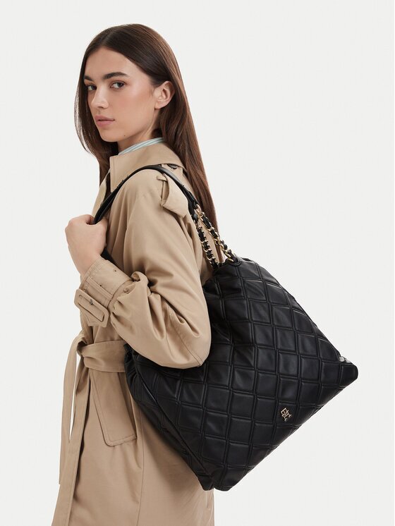 Tommy Hilfiger Geantă Th Feminine Tote AW0AW18719