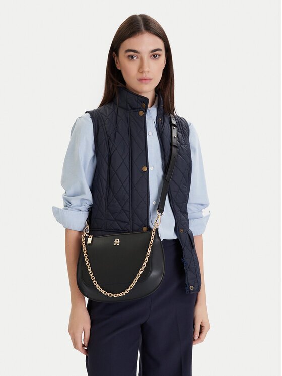Tommy Hilfiger Geantă Th Glam Conv Med Crossover AW0AW18143