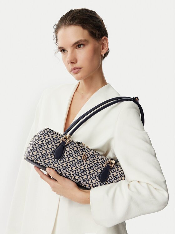 Tommy Hilfiger Geantă Th Grace Shoulder Bag Jacquard AW0AW18752