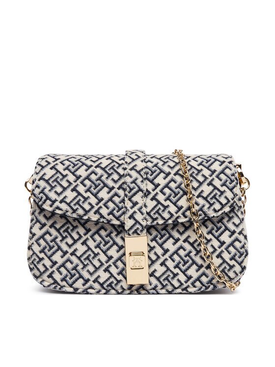 Tommy Hilfiger Geantă Th Heritage Chain Cross Jacquard AW0AW19320