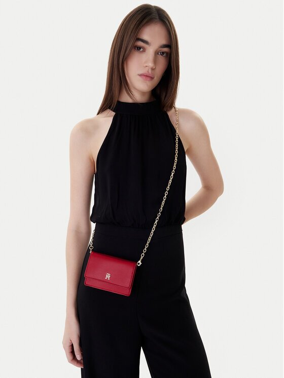 Tommy Hilfiger Geantă Th Icon Card Holder W/Chain AW0AW18248