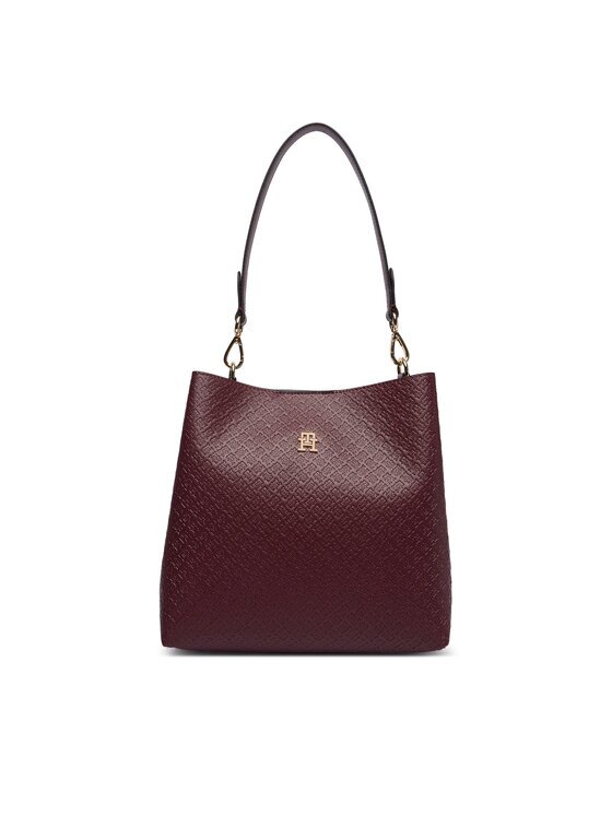 Tommy Hilfiger Geantă Th Icon Shoulder Bag Mono AW0AW19000