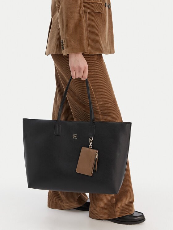Tommy Hilfiger Geantă Th Icon Tote AW0AW18173