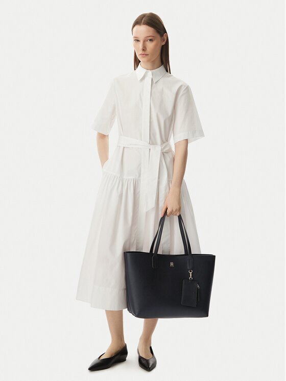 Tommy Hilfiger Geantă Th Icon Tote AW0AW18724