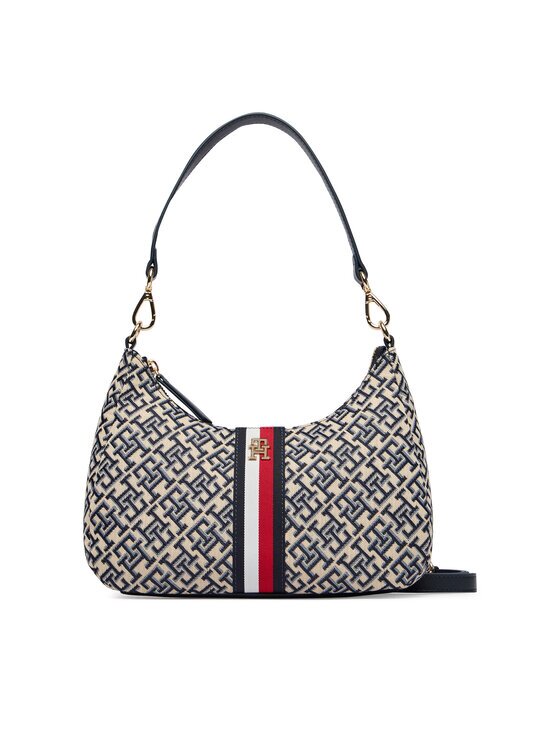Tommy Hilfiger Geantă Th Jacquard Ess Shoulder Bag AW0AW19331