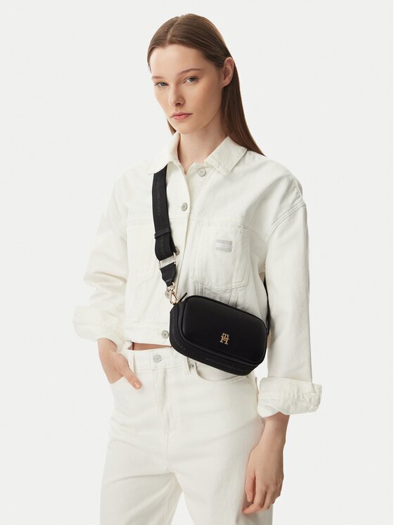 Tommy Hilfiger Geantă Th Logotape Camera Bag AW0AW18741