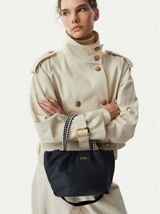 Tommy Hilfiger Geantă Th Marina Bucket Nylon AW0AW18831