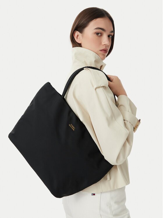 Tommy Hilfiger Geantă Th Marina Hobo/Tote Nylon AW0AW18862