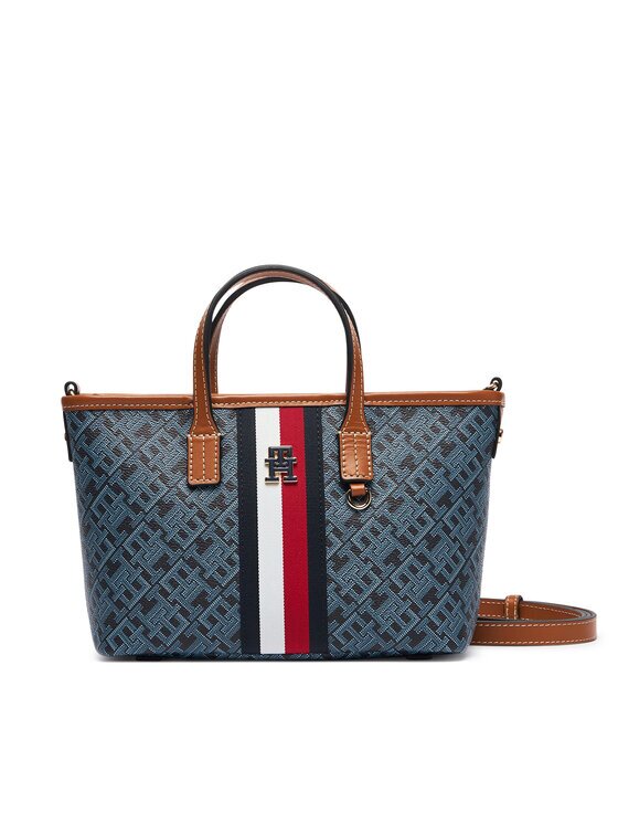 Tommy Hilfiger Geantă Th Monoplay Mini Tote Corp AW0AW19177