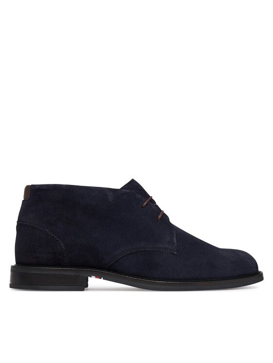 Tommy Hilfiger Ghete Corporate Dressy Suede Lace Boot FM0FM05951
