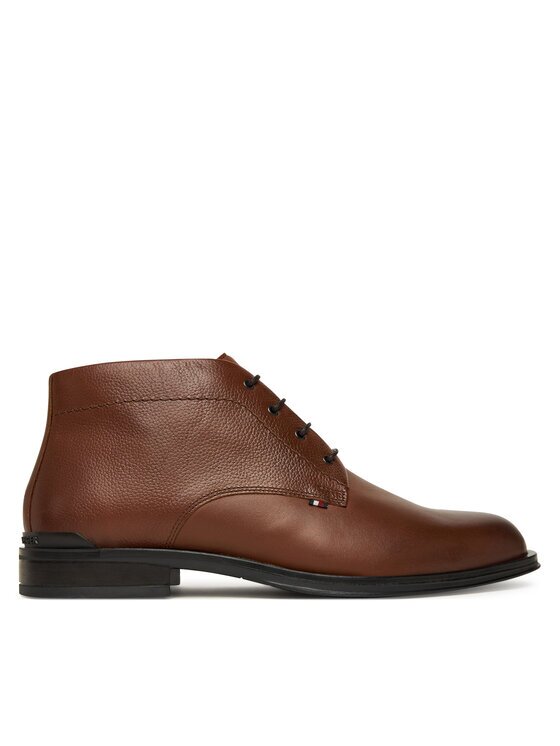 Tommy Hilfiger Ghete Corporate Hilfiger Lth Boot FM0FM05697