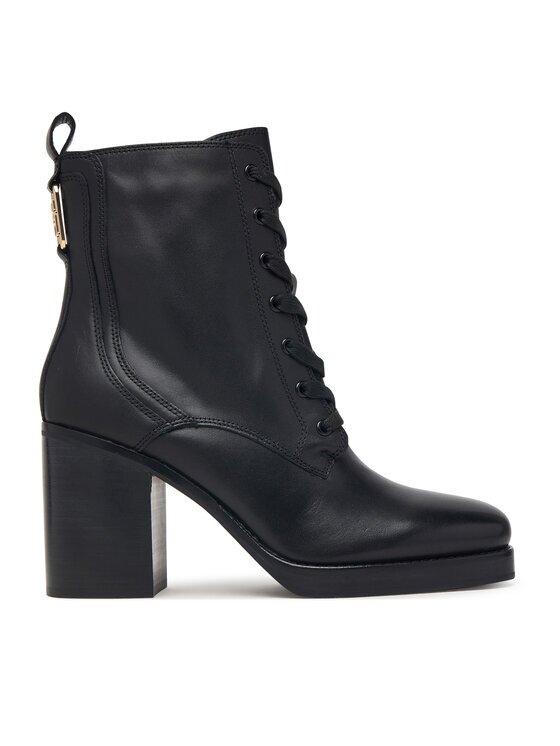 Tommy Hilfiger Ghete Ltr Square Toe Heel Lace-Up Boot FW0FW09554