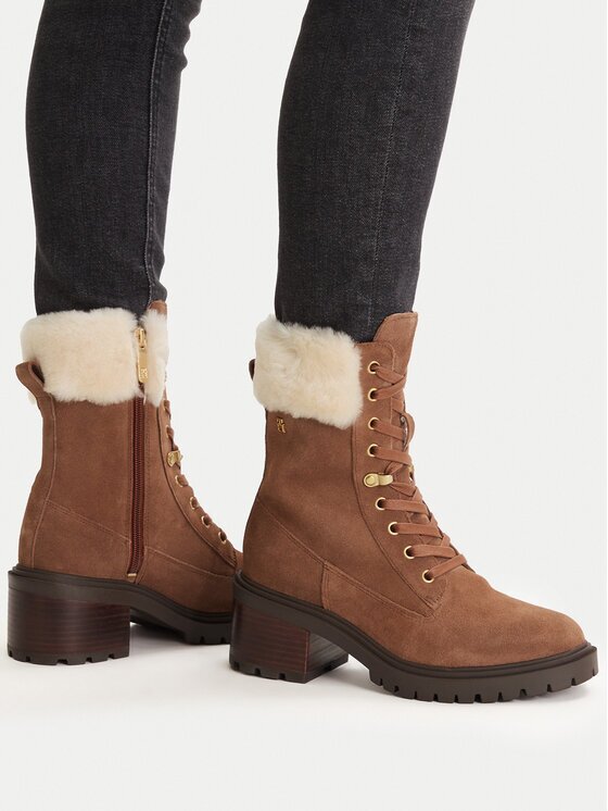 Tommy Hilfiger Ghete Th Shearling Lace Up Boot FW0FW08999