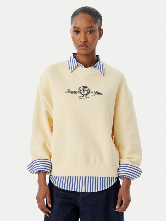 Tommy Hilfiger Hanorac Crest Embroidery WW0WW48733 Relaxed Fit