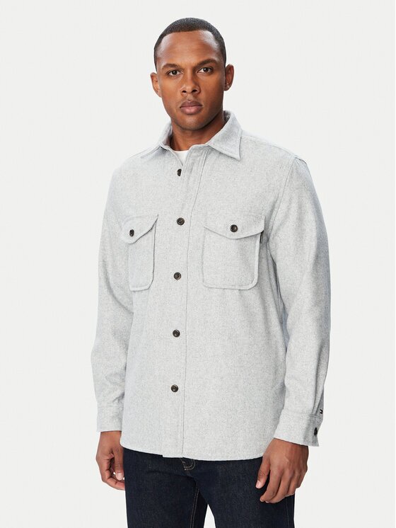 Tommy Hilfiger Jachetă cămașă Classic MW0MW44603 Regular Fit