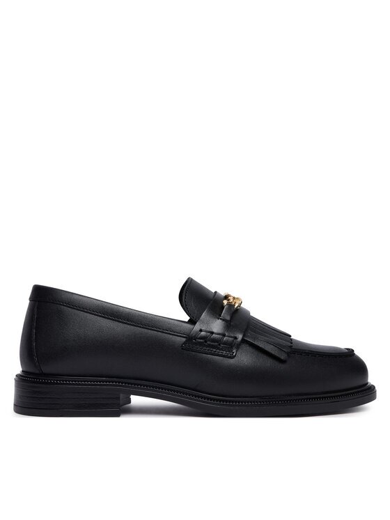 Tommy Hilfiger Loafers Th Chain Fringe Leather Loafer FW0FW09668
