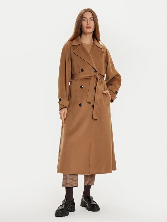 Tommy Hilfiger Palton de lână WW0WW45919 Oversize